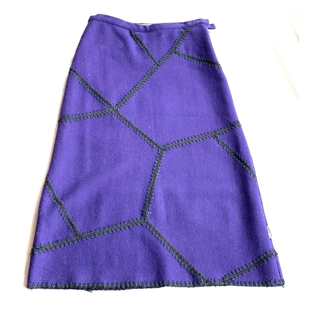 All saints wool midi skirt